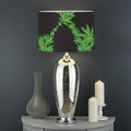 Cannabis Skull Print Drum Lamp Shade