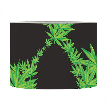 Cannabis Skull Print Drum Lamp Shade