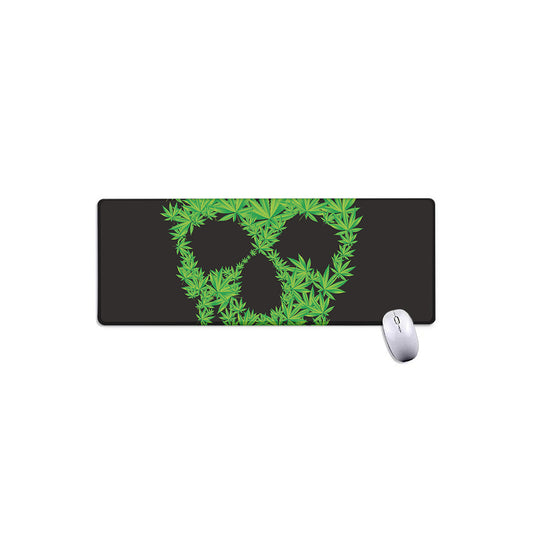 Cannabis Skull Print Extended Mouse Pad