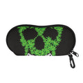 Cannabis Skull Print Glasses Case