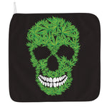 Cannabis Skull Print Hand Towel