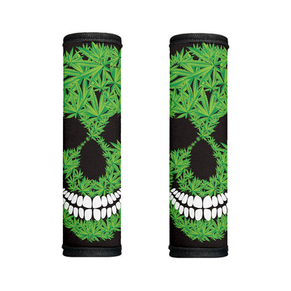 Cannabis Skull Print Handle Covers