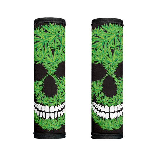 Cannabis Skull Print Handle Covers