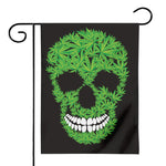 Cannabis Skull Print House Flag