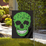 Cannabis Skull Print House Flag