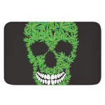 Cannabis Skull Print Indoor Door Mat