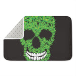 Cannabis Skull Print Indoor Door Mat