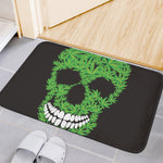 Cannabis Skull Print Indoor Door Mat