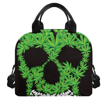 Cannabis Skull Print Insulated Lunch Bag