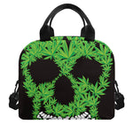 Cannabis Skull Print Insulated Lunch Bag
