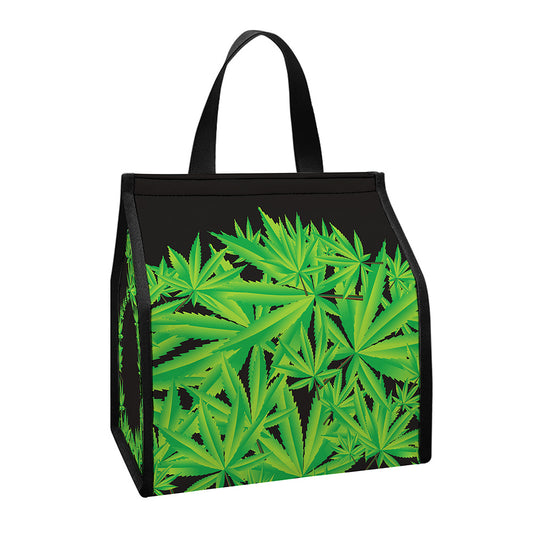 Cannabis Skull Print Insulated Lunch Tote