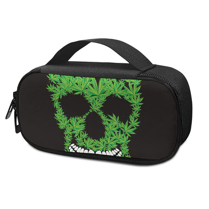 Cannabis Skull Print Insulin Cooler Travel Case