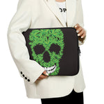 Cannabis Skull Print Laptop Sleeve