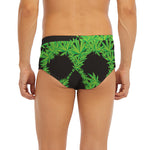 Cannabis Skull Print Men's Briefs