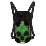 Cannabis Skull Print Pet Carrier Backpack