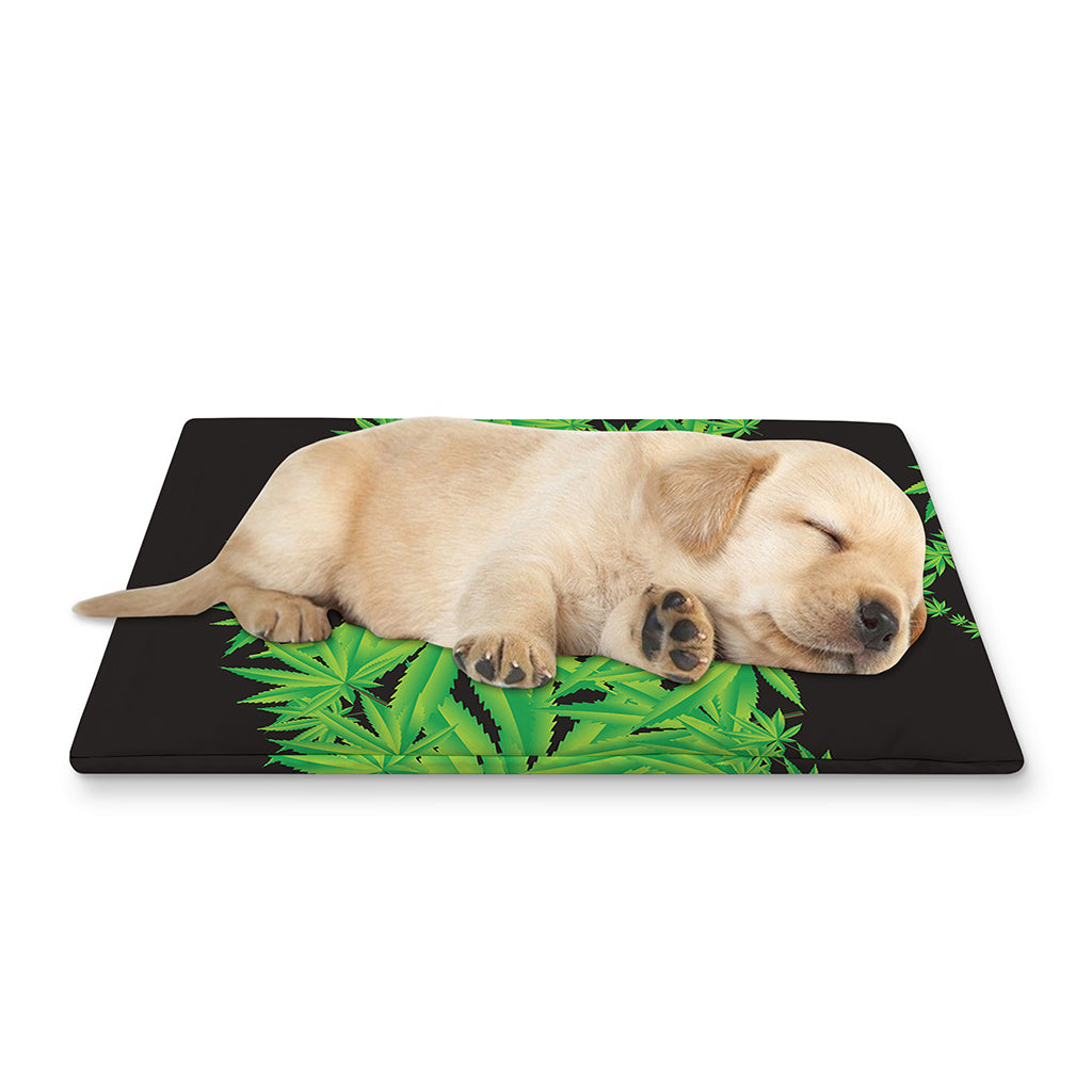 Cannabis Skull Print Pet Cooling Mat Cover