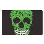 Cannabis Skull Print Polyester Doormat