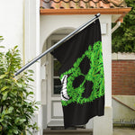 Cannabis Skull Print Polyester Flag