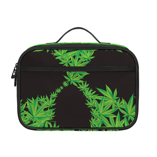Cannabis Skull Print Portable Lunch Bag