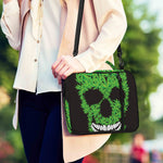 Cannabis Skull Print Shoulder Strap Bible Bag