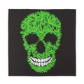 Cannabis Skull Print Silk Bandana