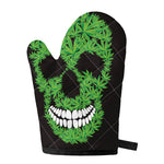 Cannabis Skull Print Single Oven Mitt