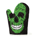 Cannabis Skull Print Single Oven Mitt