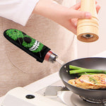 Cannabis Skull Print Skillet Handle Cover
