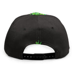 Cannabis Skull Print Snapback Cap