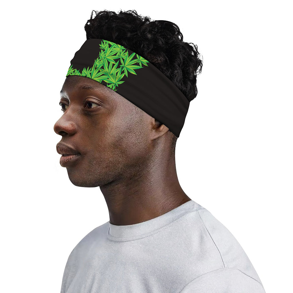 Cannabis Skull Print Sports Headband
