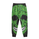 Cannabis Skull Print Sweatpants