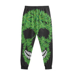 Cannabis Skull Print Sweatpants