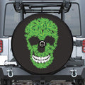 Cannabis Skull Print Tire Cover With Camera Hole