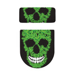 Cannabis Skull Print Toilet Lid And Tank Cover Set