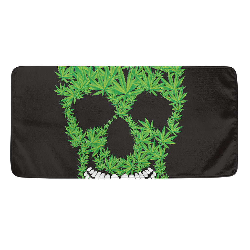 Cannabis Skull Print Towel
