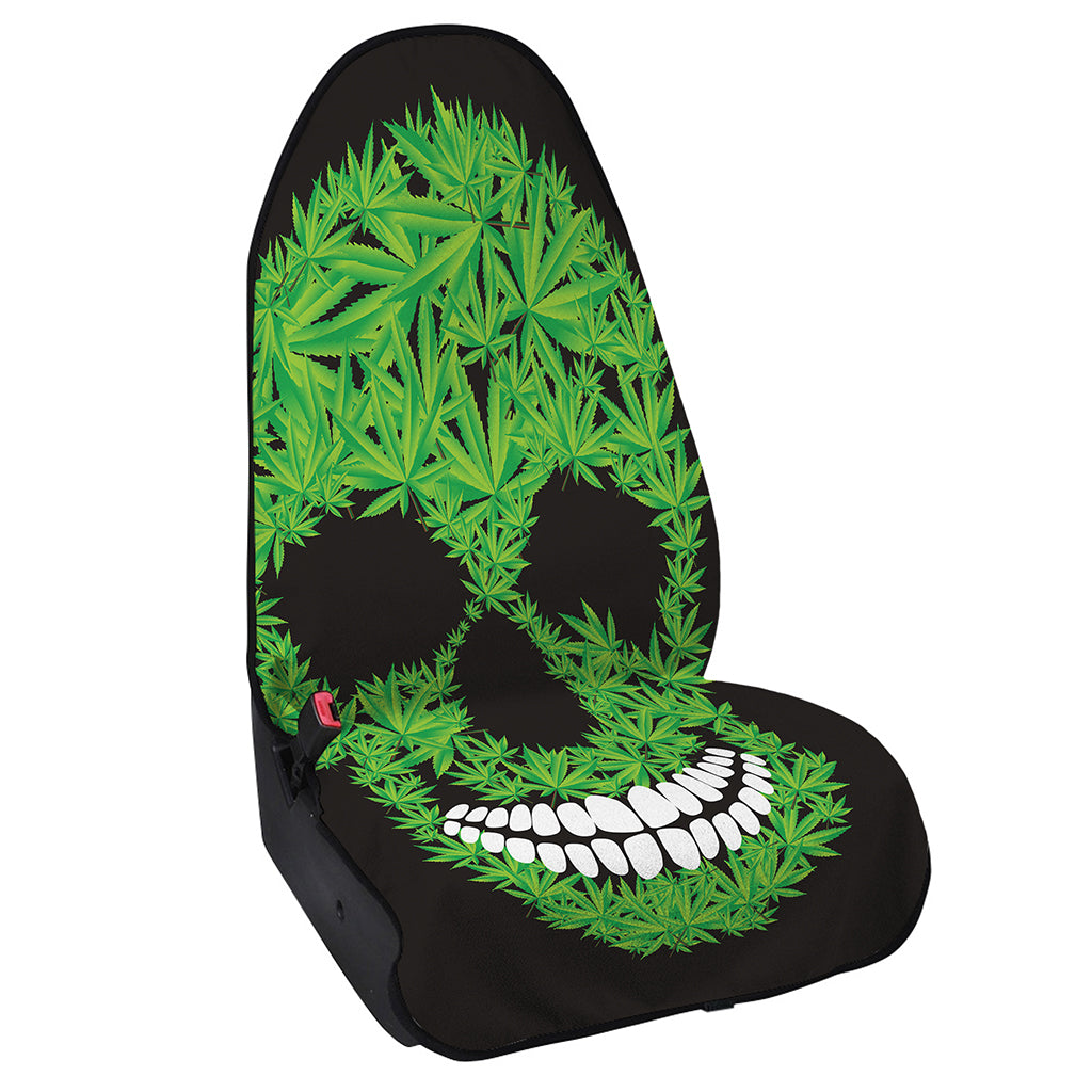 Cannabis Skull Print Waterproof Car Seat Cover