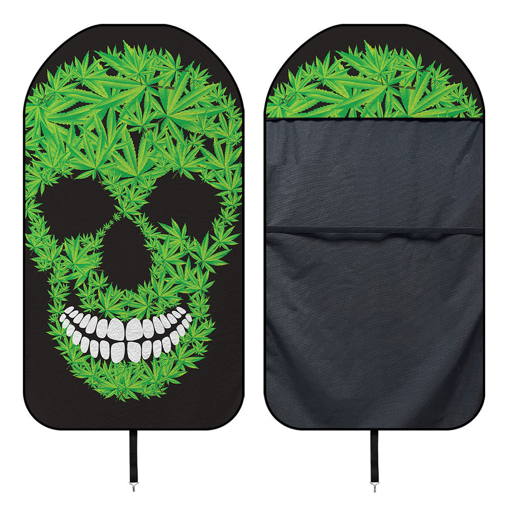 Cannabis Skull Print Waterproof Car Seat Cover