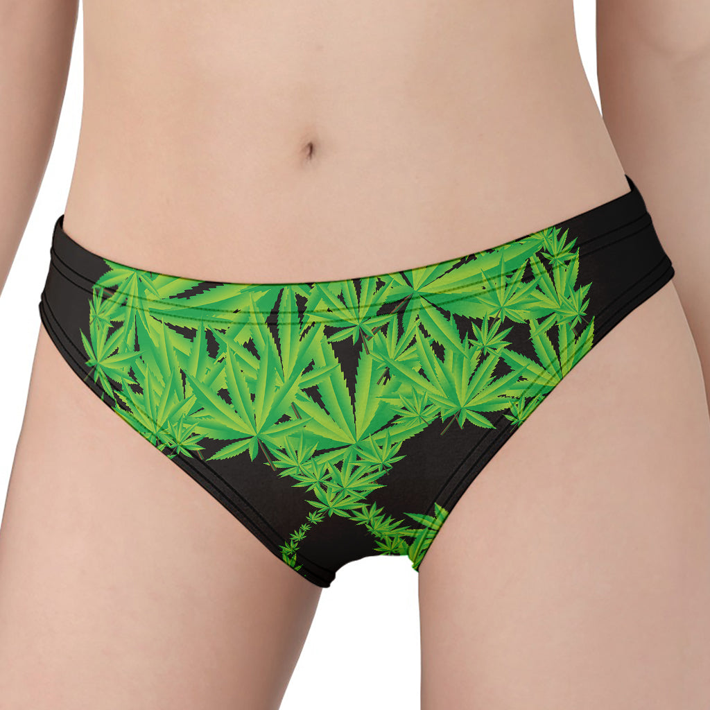 Cannabis Skull Print Women's Panties