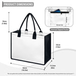 White And Yellow Plumeria In Water Print Canvas Tote Bag