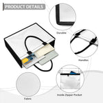 Cute Cartoon Baby Cow Pattern Print Canvas Tote Bag