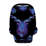Capricorn And Astrological Signs Print Baby Seat Cover