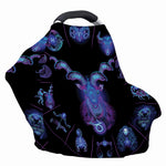 Capricorn And Astrological Signs Print Baby Seat Cover