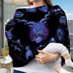 Capricorn And Astrological Signs Print Baby Seat Cover