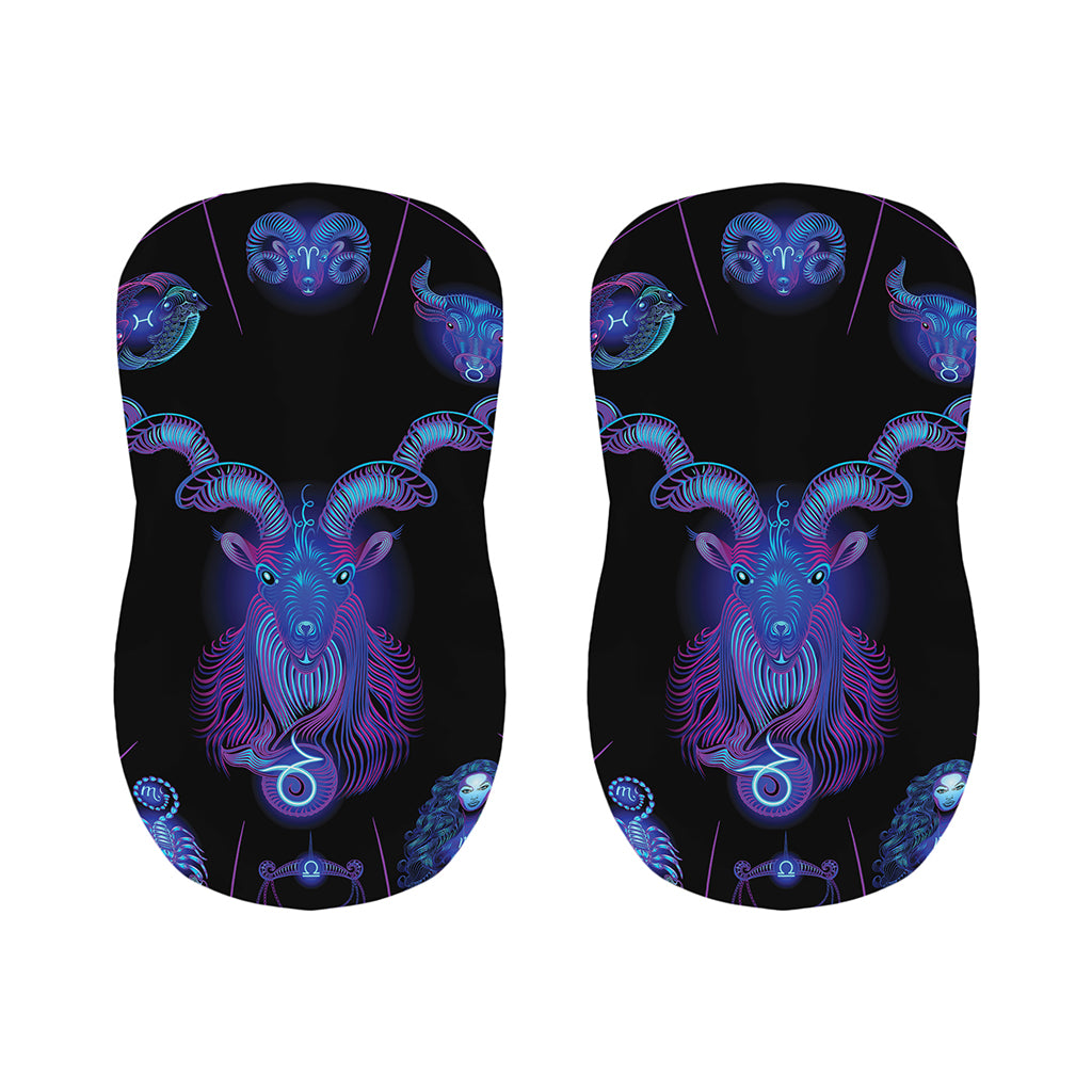 Capricorn And Astrological Signs Print Bar Stool Covers