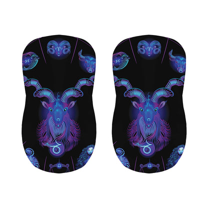 Capricorn And Astrological Signs Print Bar Stool Covers
