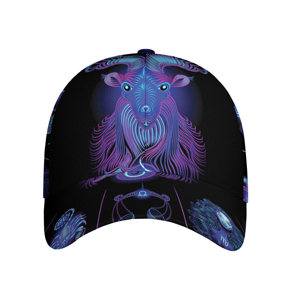Capricorn And Astrological Signs Print Baseball Cap
