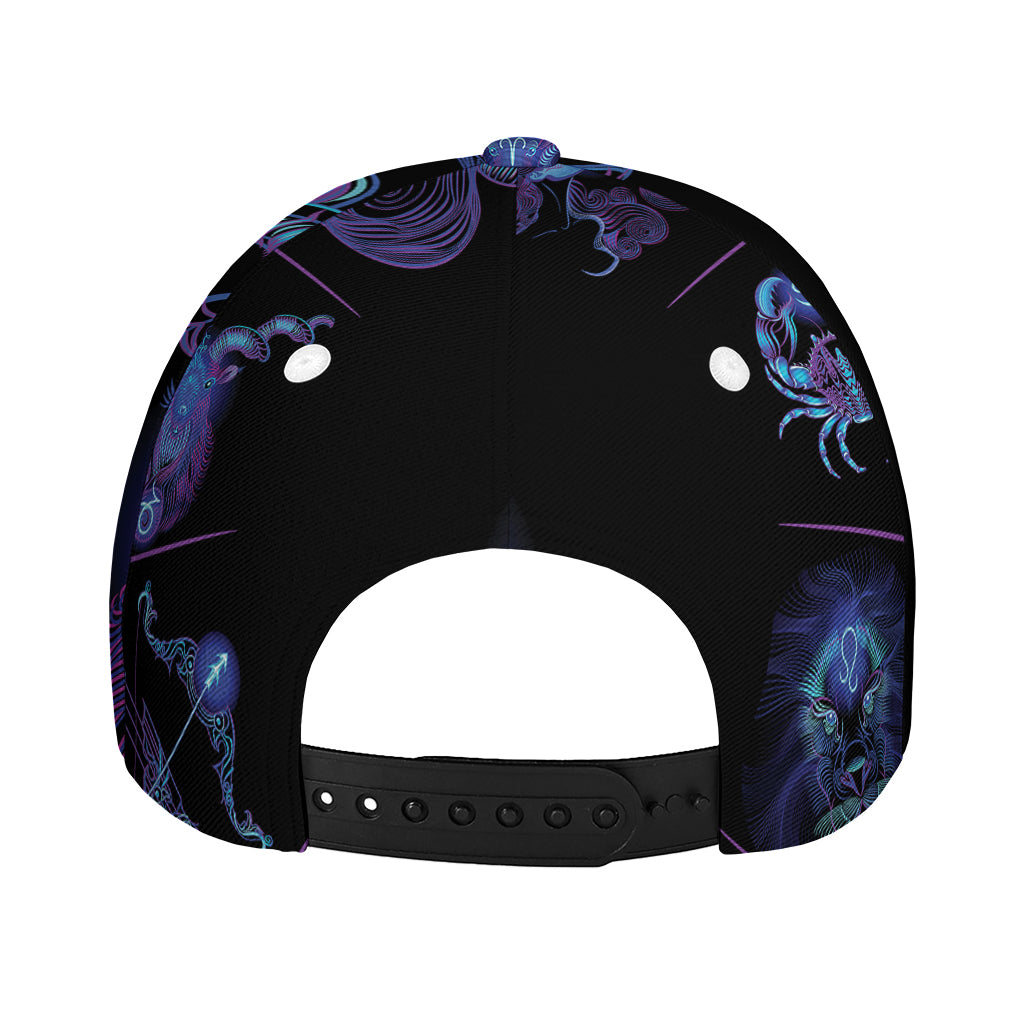 Capricorn And Astrological Signs Print Baseball Cap