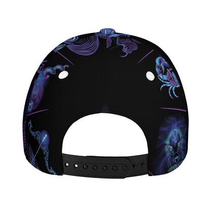 Capricorn And Astrological Signs Print Baseball Cap