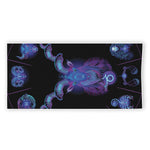 Capricorn And Astrological Signs Print Beach Towel