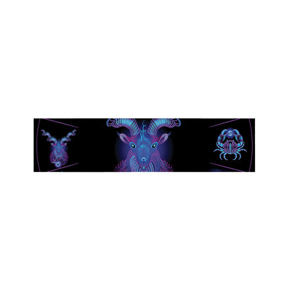 Capricorn And Astrological Signs Print Bed Runner